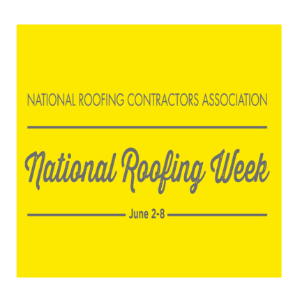 National Roofing Week 2019 Scheduled for June 2-8