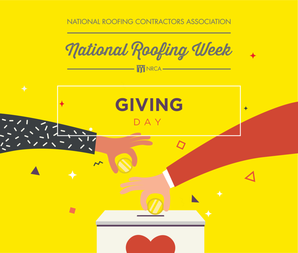 National Roofing Week 2019 Giving Day
