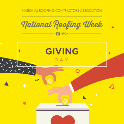 First-Ever Giving Day Part of National Roofing Week